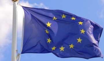 Flaga UE - powiększ